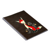 Carnet Peinture Artsy moderne mignonne de Fox (Côté Droit)