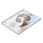 Carnet Peinture beagle - Cute Original Chien Art (Côté gauche)