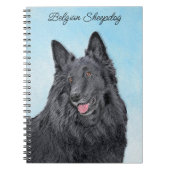 Carnet Peinture belge Sheepdog - Cute Original Chien Art (Devant)