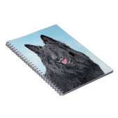 Carnet Peinture belge Sheepdog - Cute Original Chien Art (Côté Droit)