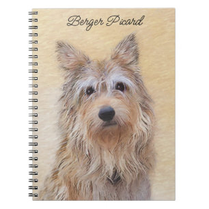 Carnet Peinture Berger Picard - Joli art original chien