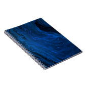 Carnet Peinture bleue et noire (Côté Droit)