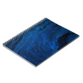 Carnet Peinture bleue et noire (Côté gauche)