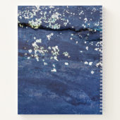 Carnet Peinture bleue patinée Abstraite (Dos)