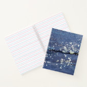 Carnet Peinture bleue patinée Abstraite (Intérieur)