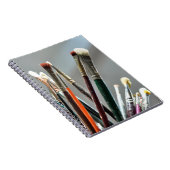 Carnet Peinture brosses séchant au soleil (Côté Droit)