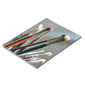 Carnet Peinture brosses séchant au soleil (Côté gauche)