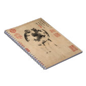 Carnet Peinture chinoise Chèvre bélière Année lunaire Zod (Côté Droit)