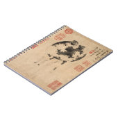 Carnet Peinture chinoise Chèvre bélière Année lunaire Zod (Côté gauche)