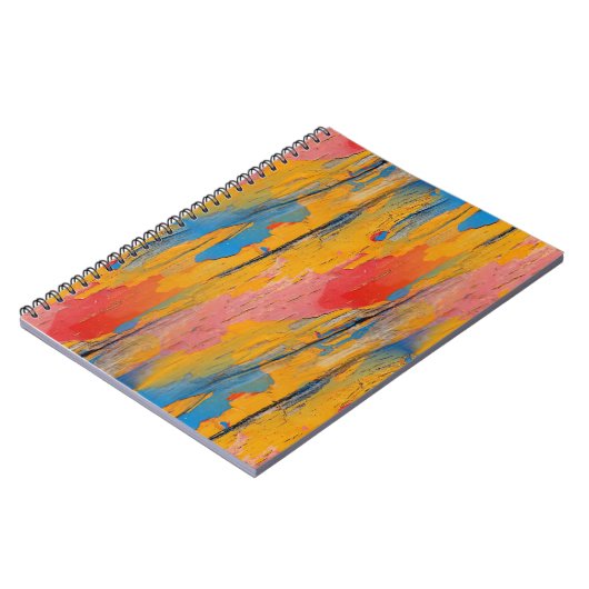 Carnet Peinture colorée (Côté gauche)