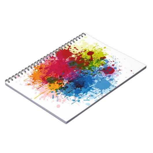 Carnet Peinture colorée (Côté gauche)