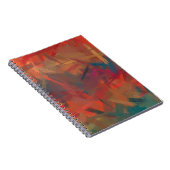 Carnet Peinture Colorée Abstraite (Côté Droit)