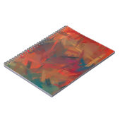 Carnet Peinture Colorée Abstraite (Côté gauche)