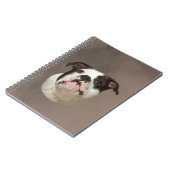 Carnet Peinture couleur d'eau Bulldog (Côté gauche)