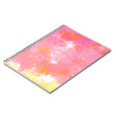 Carnet Peinture créative abstraite. Arrière - plan avec a (Côté gauche)