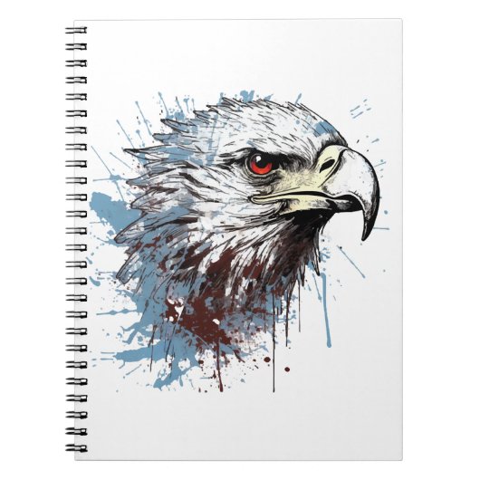 Carnet Peinture d'aigle (Devant)