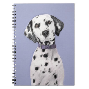 Carnet Peinture Dalmatien - Art Original de Chien Mignon