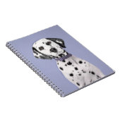 Carnet Peinture Dalmatienne - Cute Original Chien Art (Côté Droit)