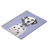 Carnet Peinture Dalmatienne - Cute Original Chien Art (Côté gauche)