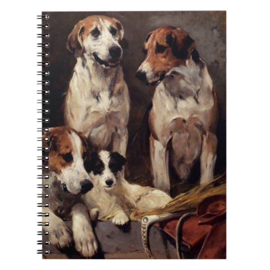 Carnet Peinture d'animaux de chiens de Terrier (Devant)