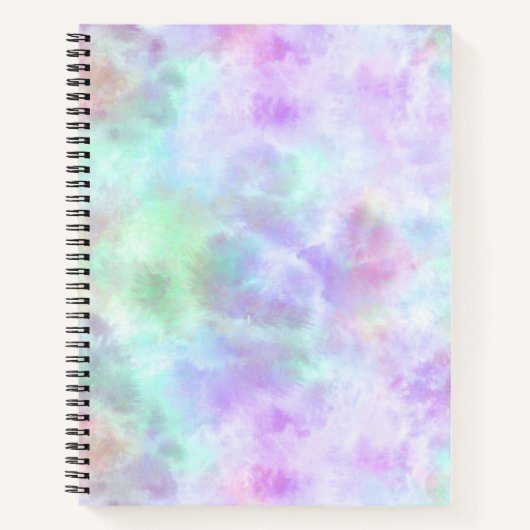Carnet Peinture d'aquarelle Pastel Rainbow Cravate-Dye (Devant)