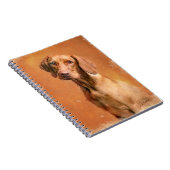 Carnet Peinture d'art de Chien Vizsla en Hongrie (Côté Droit)