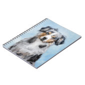 Carnet Peinture de berger américaine miniature - Chien Ar (Côté gauche)