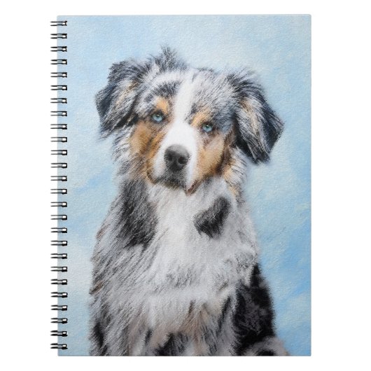 Carnet Peinture de berger américaine miniature - Chien Ar (Devant)