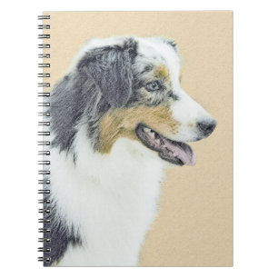 Carnet Peinture de berger australien - Art original de ch