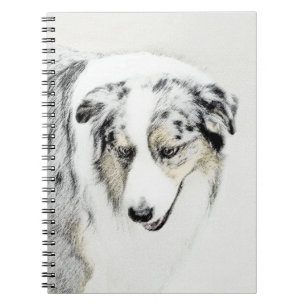Carnet Peinture de berger australien - Art original de ch