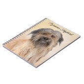 Carnet Peinture de berger pyrénéenne - Cute Original Chie (Côté gauche)