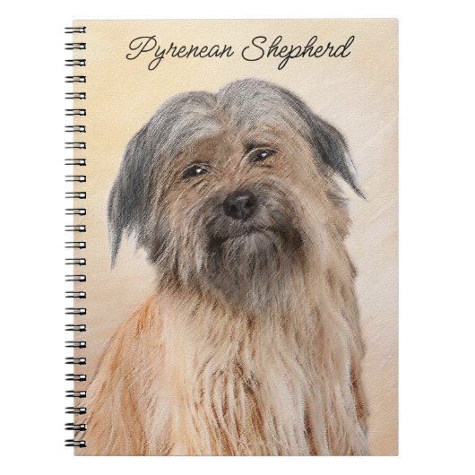 Carnet Peinture de berger pyrénéenne - Cute Original Chie (Devant)