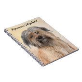 Carnet Peinture de berger pyrénéenne - Cute Original Chie (Côté Droit)