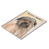 Carnet Peinture de berger pyrénéenne - Cute Original Chie (Côté gauche)