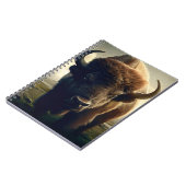 Carnet Peinture de bison (Côté gauche)