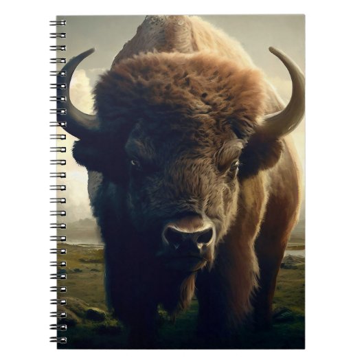 Carnet Peinture de bison (Devant)