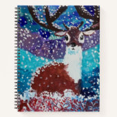 Carnet Peinture de cerfs (Devant)