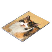 Carnet Peinture de chat Calico - Cute Original Cat Art (Côté gauche)