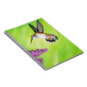 Carnet Peinture de colibri et de Lilac (Côté Droit)