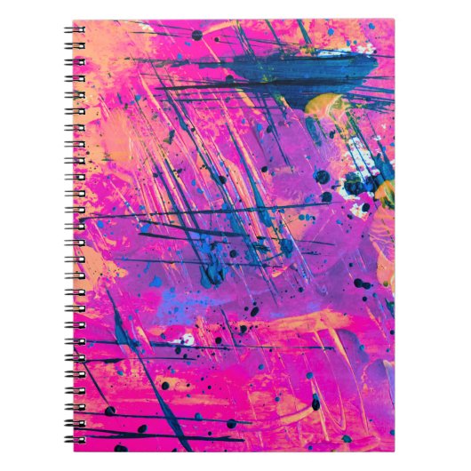Carnet Peinture de couchage d'été Abstraite (Devant)