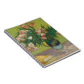Carnet Peinture de fleur d'oléandre de Vincent Van Gogh (Côté Droit)