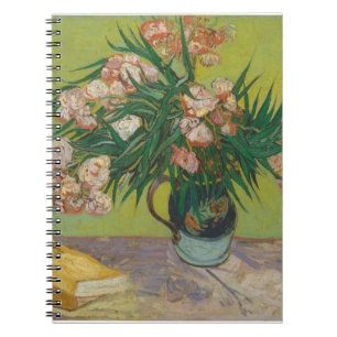 Carnet Peinture de fleur d'oléandre de Vincent Van Gogh