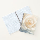 Carnet Peinture de fleurs abstraites de rose blanche (Intérieur)
