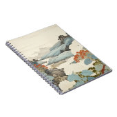 Carnet Peinture de jardin d'Hydrangea à l'extérieur. (Côté Droit)