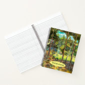 Carnet Peinture de la forêt de pin aquarelle (Intérieur)