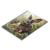 Carnet Peinture de lapin mignon trèfle (Côté gauche)