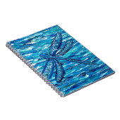 Carnet Peinture de libellules bleues (Côté Droit)