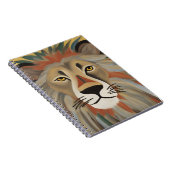 Carnet Peinture de lion (Côté Droit)