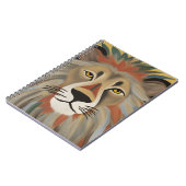 Carnet Peinture de lion (Côté gauche)