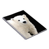 Carnet Peinture de l'ours polaire - Art original de la fa (Côté Droit)